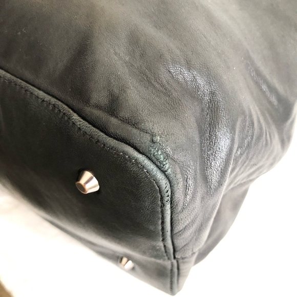 DKNY Tote Black Leather Handbag/Purse - Picture 11 of 14